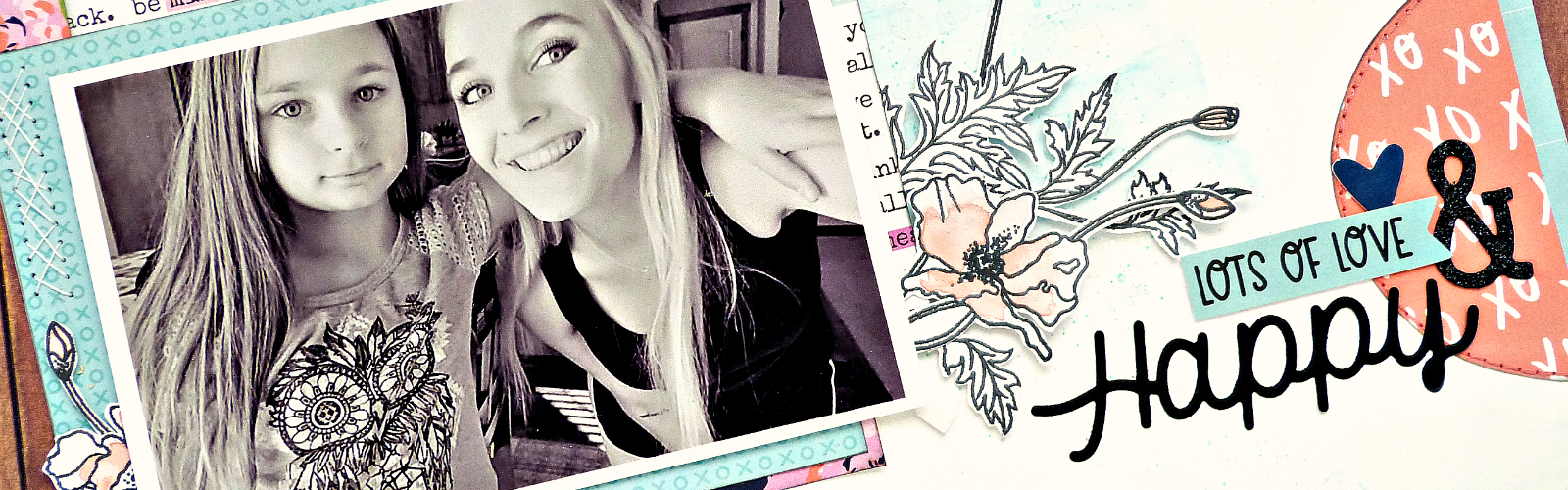 Creating a Scrapbook Page with a Sketch