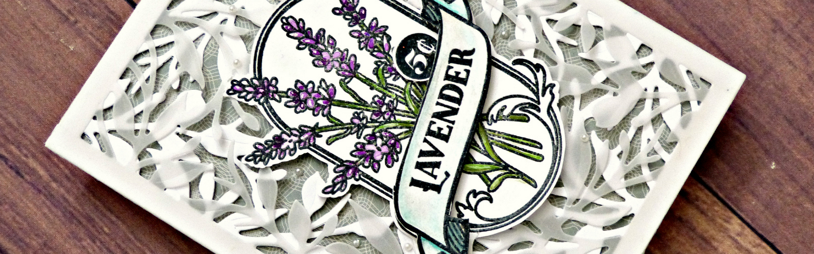 A Layered Lavender Seed Pack Card