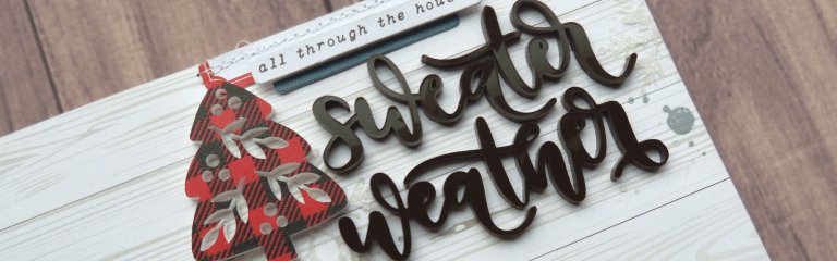 Simple Splatters on Scrapbook Pages