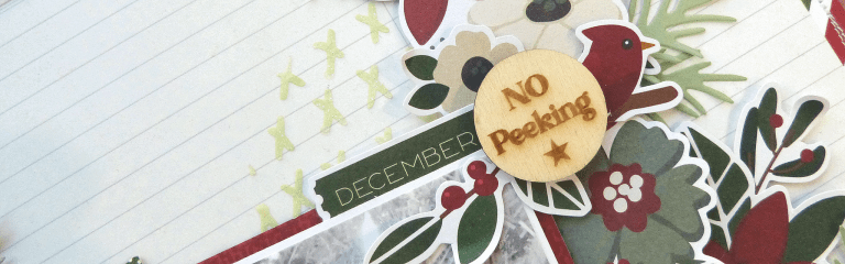 Create Pet Christmas Scrapbook Pages