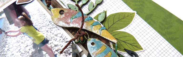 Create a Masculine Page with a Floral Sketch