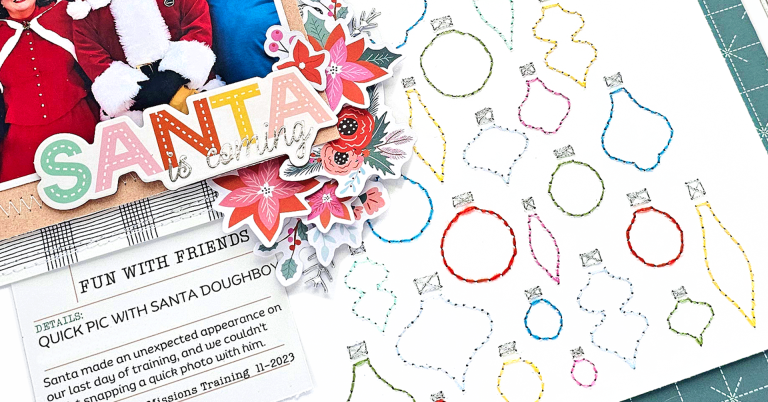 Combine Cut File Creativity with Handstitching