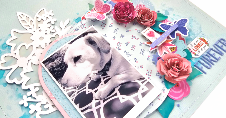 Simple Ways to Alter a Wreath Scrapbook Sketch Design