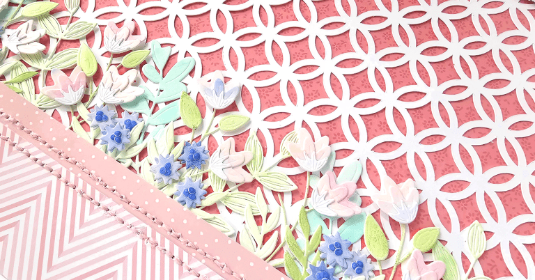 Flip a Scrapbook Sketch and Add Watercolor