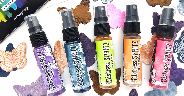 Let’s Create with the New Tim Holtz Distress Spritz