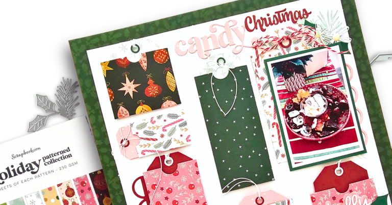 Preserving Sweet Memories on a Scrapbook Layout